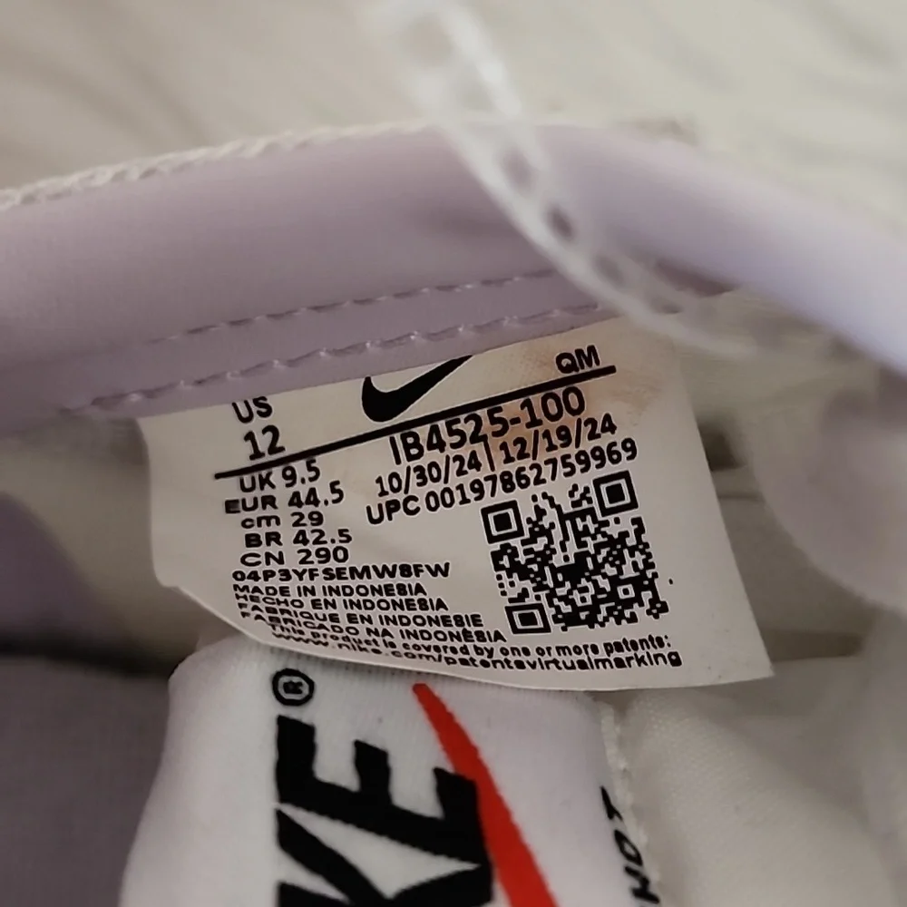 Nike Killshot Women's White and Purple Sneakers Never Worn